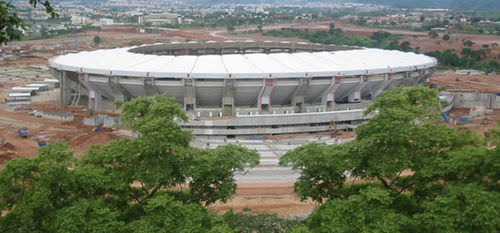 Membrane architecturale en résille - ABUJA NATIONAL  - Hightex - fibre de verre / en fibre de verre / en PTFE