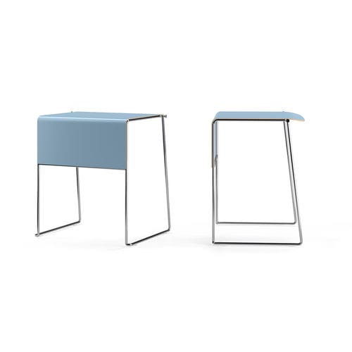 Bureau sur pied - LINK EDU - Fornasarig - contemporain / en HPL / blanc