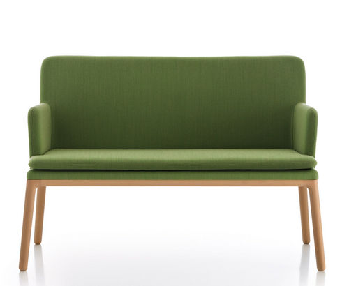 Banquette haute - ALLROUND - Fornasarig - contemporaine / en tissu / avec piètement en bois
