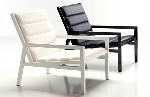 Fauteuil contemporain - POOLHOUSE - Fornasarig - en tissu / en bois / par Christophe Pillet