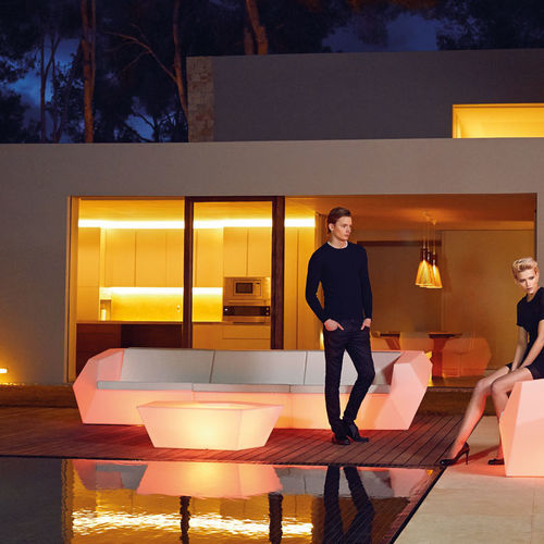 Canapé modulable - FAZ - VONDOM - design original / de jardin / en tissu
