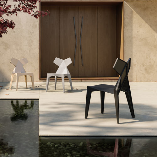 Chaise design original - KIMONO - VONDOM - d'extérieur / d'intérieur / en polycarbonate