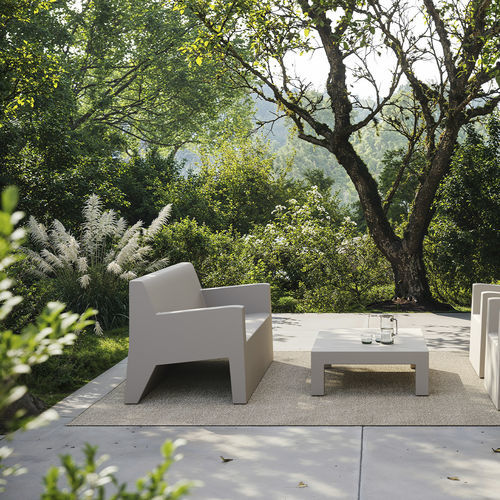 Canapé contemporain - JUT  - VONDOM - de jardin / en tissu / avec accoudoirs
