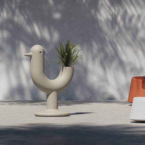 Pot de jardin en polyéthylène - PEACOCK - VONDOM - lumineux / résidentiel / par Eero Aarnio