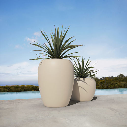 Pot de jardin en polyéthylène - BLOW - VONDOM - rond / lumineux / résidentiel