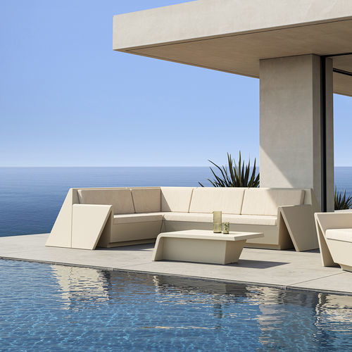 Canapé modulable - REST - VONDOM - contemporain / de jardin / en tissu