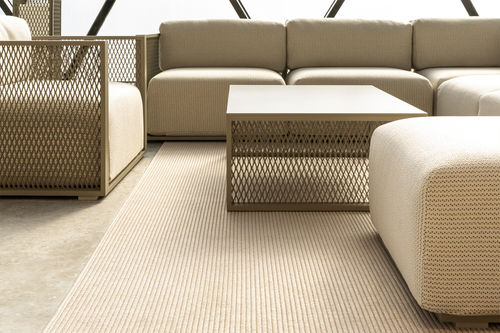 Tapis contemporain - ERAS  - VONDOM - uni / en plastique recyclé / rond