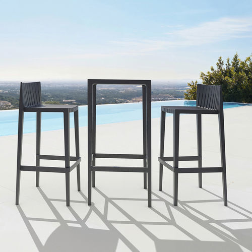 Table mange-debout contemporaine - SPRITZ - VONDOM - en polypropylène / avec piètement en polypropylène / carrée
