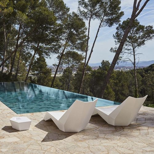 Bain de soleil design original - FAZ - VONDOM - en tissu / en polyéthylène / de jardin