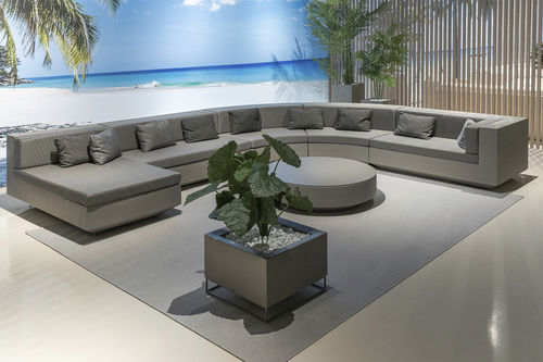 Canapé modulable - VELA - VONDOM - en arc de cercle / contemporain / de jardin