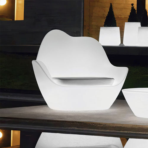 Fauteuil design original - SABINAS - VONDOM - en tissu / en polyéthylène / lumineux (LED)