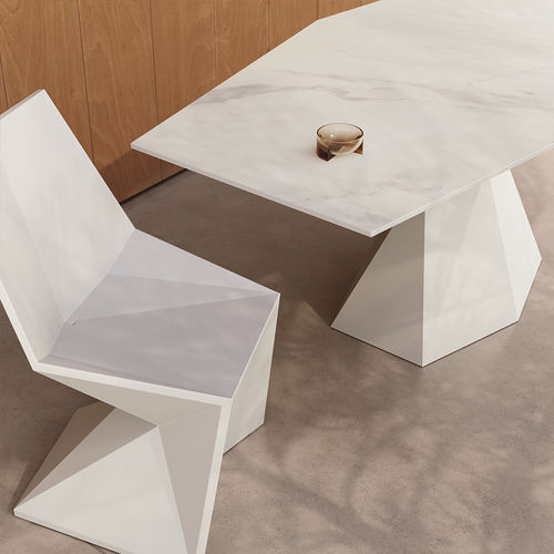 Chaise design original - VERTEX  - VONDOM - d'intérieur / d'extérieur / en polyéthylène