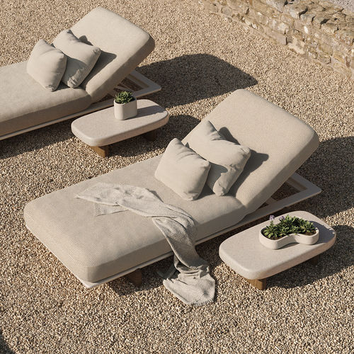 Bain de soleil contemporain - Milos - VONDOM - en tissu / en polyuréthane / dossier ajustable