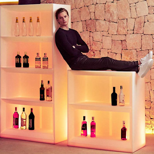 Étagère modulable - VELA - VONDOM - contemporaine / en polypropylène / d'extérieur
