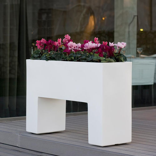 Jardinière en polyéthylène - MURO  - VONDOM - rectangulaire / lumineuse / contemporaine