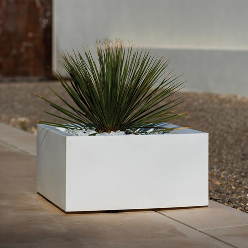Jardinière en polyéthylène - LAND  - VONDOM - carrée / lumineuse / contemporaine
