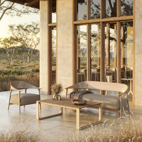 Canapé contemporain - Africa - VONDOM - d'extérieur / en tissu / en simili cuir