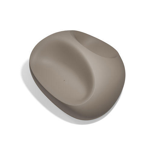Tabouret design organique - STONE DOBLE SOFA - VONDOM - en polyéthylène / lumineux (LED) / avec éclairage intégré