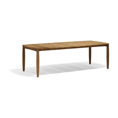 Table à manger contemporaine - Fusta - VONDOM - en teck / d'extérieur / pour extérieur