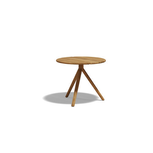 Table d'appoint contemporaine - Fusta - VONDOM - en teck / ronde / circulaire