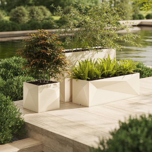 Jardinière en polyéthylène - FAZ - VONDOM - rectangulaire / lumineuse / contemporaine