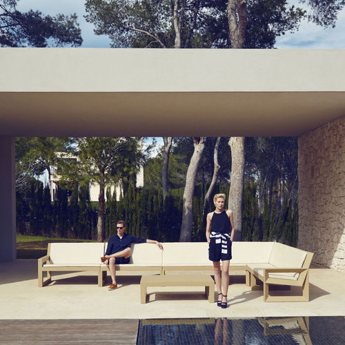 Canapé modulable - FRAME - VONDOM - d'angle / contemporain / de jardin