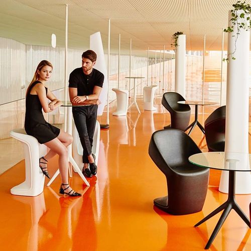 Chaise design original - UFO  - VONDOM - d'extérieur / d'intérieur / en polyéthylène