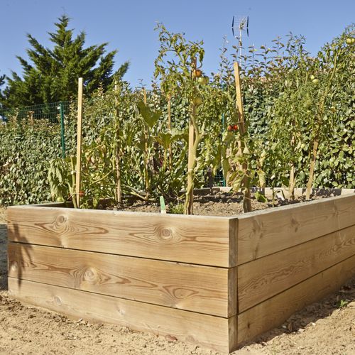 Jardinière en bois - DURAPIN - PIVETEAU BOIS - rectangulaire / classique / pour espace public