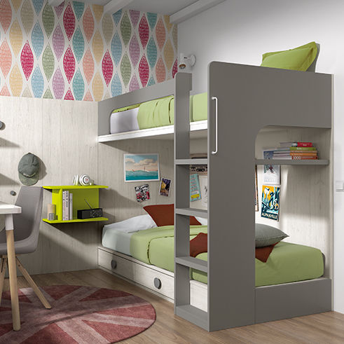 Lit superposé - OLDSCHOOL KIDS 84. - ROS 1 S.A. - double / contemporain / pour enfant