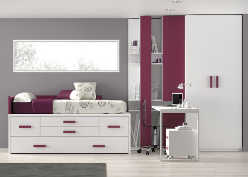 Chambre d'enfant blanche - TOUCH 22 - ROS 1 S.A. - pour fille