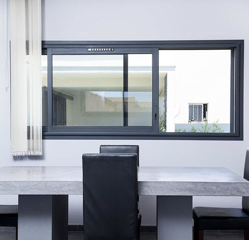 Fenêtre en aluminium - GALAXIE® 26 TH - INSTALLUX - coulissante / à double vitrage / à coupure thermique