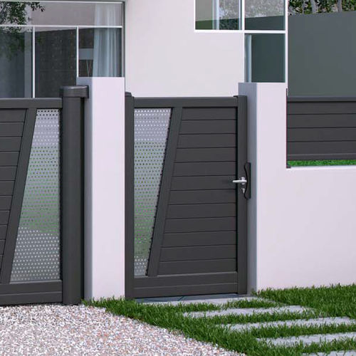 Portillon en aluminium - LES CONTEMPORAINS : PHOENIX - Roche Habitat - en acier inox