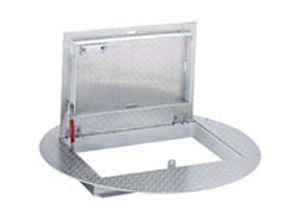 Trappe d'accès pour plancher technique - RPS    - U.S.F. Fabrication Inc. - rectangulaire / en métal / pour installation domotique