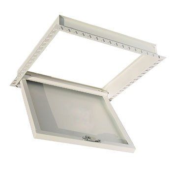 Trappe d'accès pour plafond suspendu - MT SB - Exitile - rectangulaire / en inox / pour installation domotique