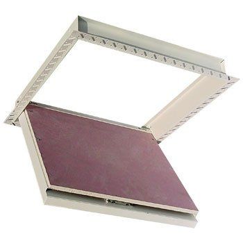 Trappe de visite pour plafond suspendu - SB FD - Exitile - carrée / en inox / coupe-feu