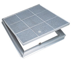 Trappe d'accès pour sol carrelé - TER l TRD - Bilco UK - pour sol / carrée / en aluminium