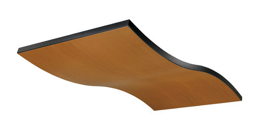 Panneau acoustique pour faux-plafond - CURVGRID™ EZ-FLEX® - CHICAGO METALLIC CORPORATION - en bois / perforé / professionnel