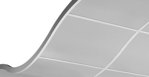 Faux-plafond en métal - CURVGRID™: TWO-DIRECTIONAL  - CHICAGO METALLIC CORPORATION - en dalles / courbé