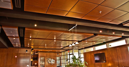 Faux-plafond en bois - PLANOSTILE™  - CHICAGO METALLIC CORPORATION - en dalles / acoustique