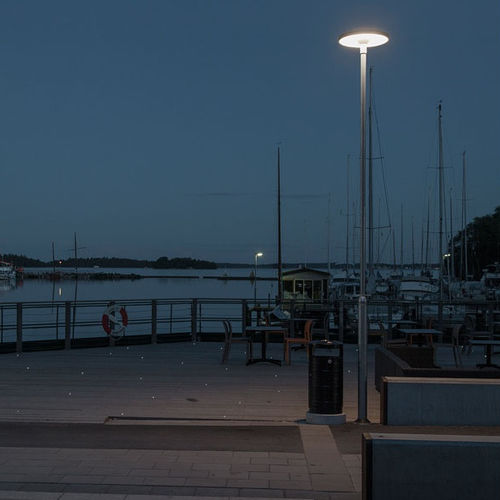 Lampadaire urbain - LINX - ATELJE LYKTAN - contemporain / en fonte d'aluminium / en polycarbonate