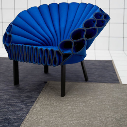 Tapis contemporain - SWIRL   - BOLON - uni / en polyester / en PVC