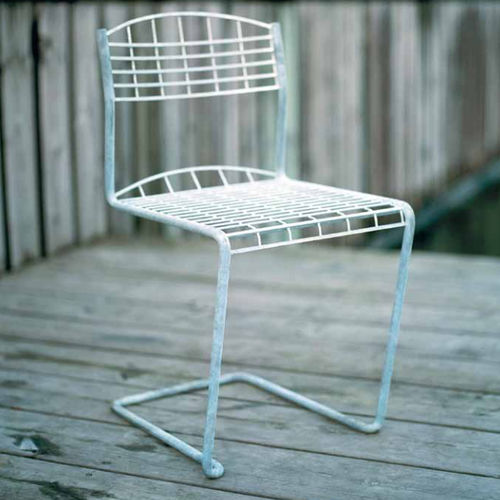 Chaise de jardin contemporaine - HIGH TECH - GRYTHYTTAN STÅLMÖBLER - d'extérieur / en acier / empilable