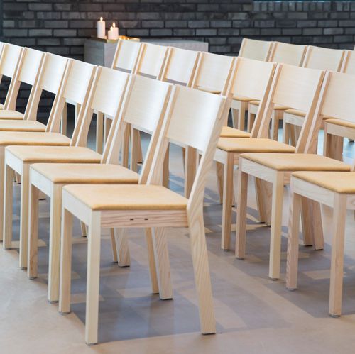 Chaise contemporaine - AKUSTIK I - GARSNAS - d'intérieur / en tissu / en frêne