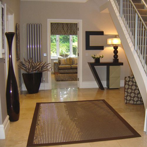 Tapis contemporain - ELEGANCE : TAMIFERRO - NATURTEX - uni / en coton / en jute