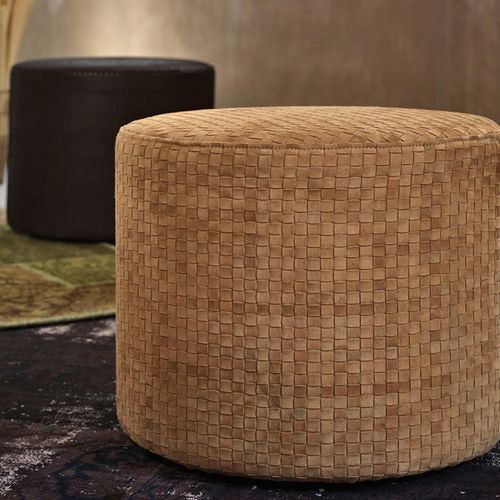 Cuir d'ameublement naturel - BASKETWEAVE : A-1426 - NATURTEX - uni