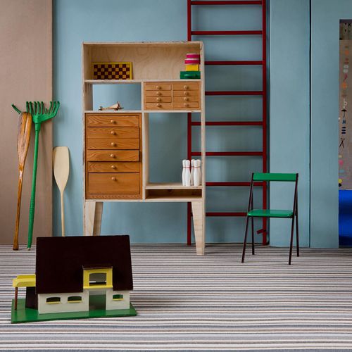 Moquette tuftée - TUBE : HAMMERSMITH - NATURTEX - bouclée / en laine / pour le tertiaire