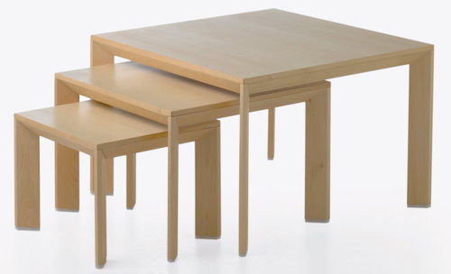 Table gigogne contemporaine - CHAMFER - KARL ANDERSSON - en chêne / en noyer / en bouleau