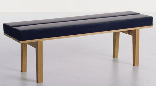 Banquette contemporaine - KAMÓN - KARL ANDERSSON - en tissu / en cuir / en chêne