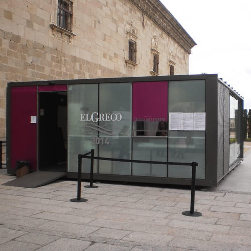 Kiosque commercial - GRECO - ESTEVA BARCELONA - d'extérieur / en inox / en verre