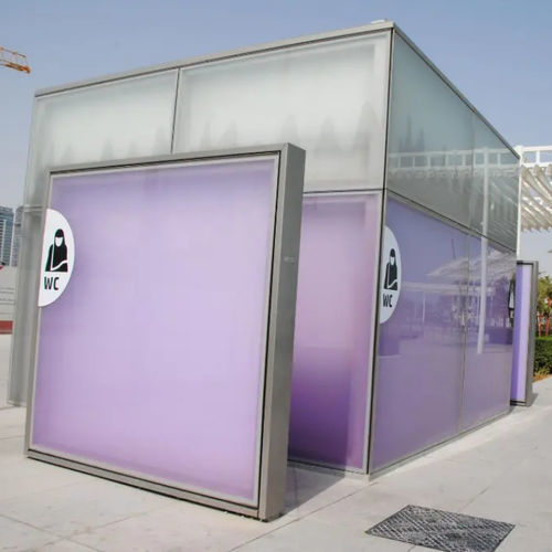 Toilette publique mobile - UNIVERSAL  - ESTEVA BARCELONA - en plastique / en acier inoxydable / multiple